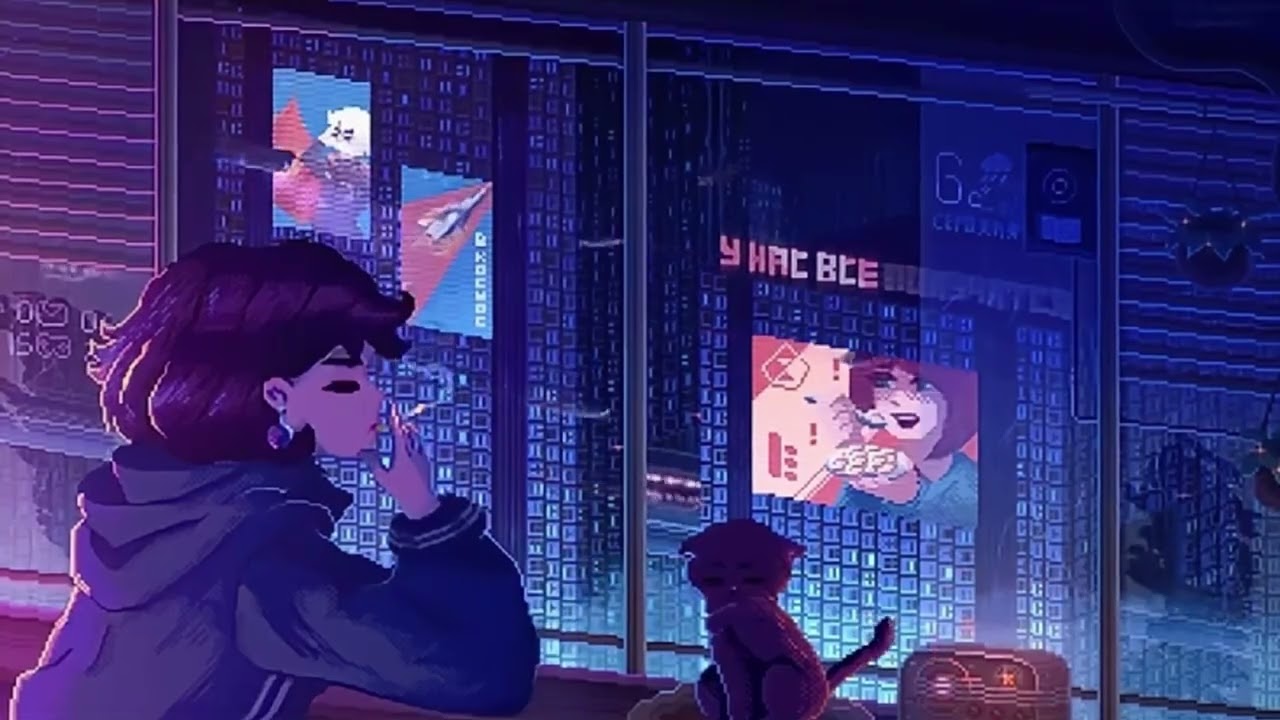 Lofi Hip Hop 🌆 | Relaxing With Cat | Chill/Study