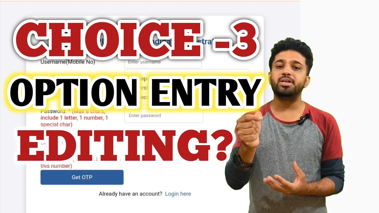 CHOICE-3 | How To Get Seat In KCET 2nd Round Counselling 2026 | KCET Option Entry Editing