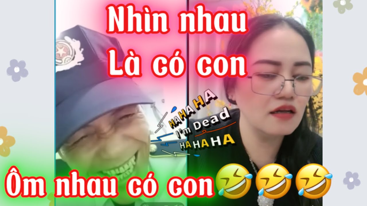Em Thắm với anh bảo vệ nh&igrave;n nhau c&oacute; con 🤣&ocirc;m nhau c&oacute; con 👶