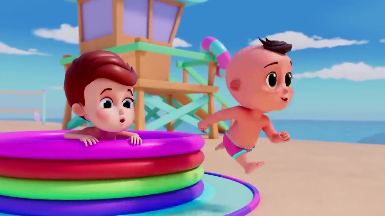 Beach Playdate Song 🏖️ Sharing is Caring | Good Manners | Funny Cartoons by Baby Berry
