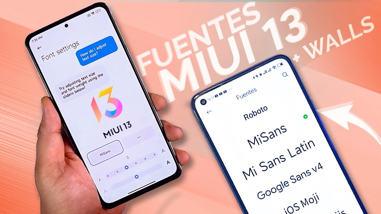 MIUI 12: Instala la Nueva FUENTE Mi Sans de MIUI 13 en Cualquier Xiaomi + Wallpapers MIUI 13 | 2022