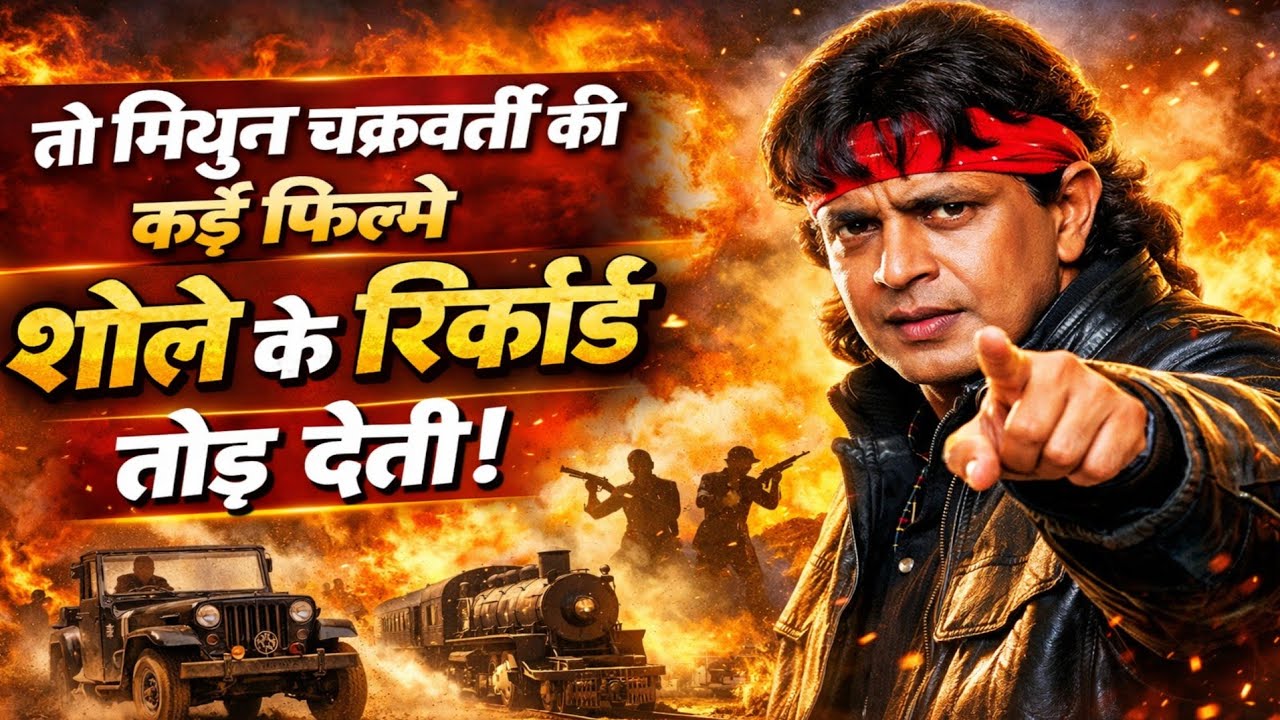 तो 'मिथुन चक्रवर्ती' की कई फिल्मे 'शोले' के रिकॉर्ड तोड़ देती ! Mithun Chakraborty |
