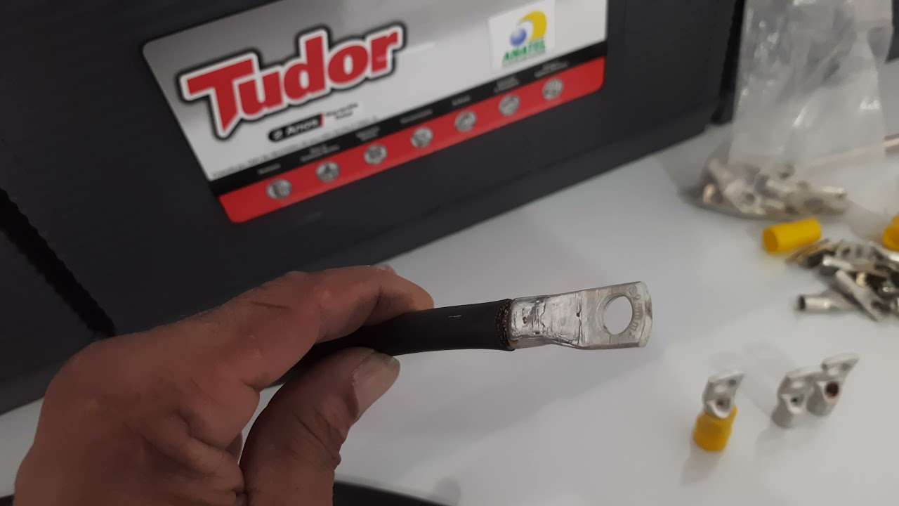 Como fazer terminal/conector sem alicate/ hidráulico