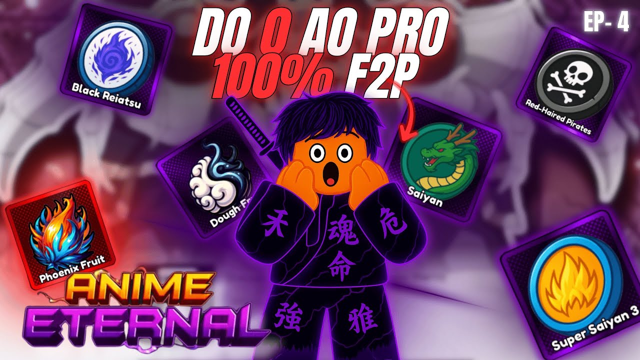 Eu comecei do ZERO no Anime Eternal… e já fiquei FORTE em minutos! (Parte 4)