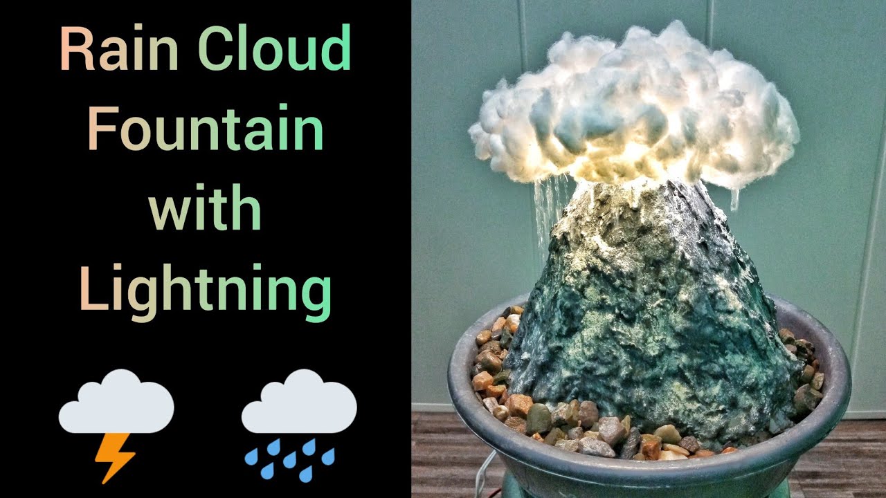 #50: How to make a Rain cloud Fountain ⛲ #diy