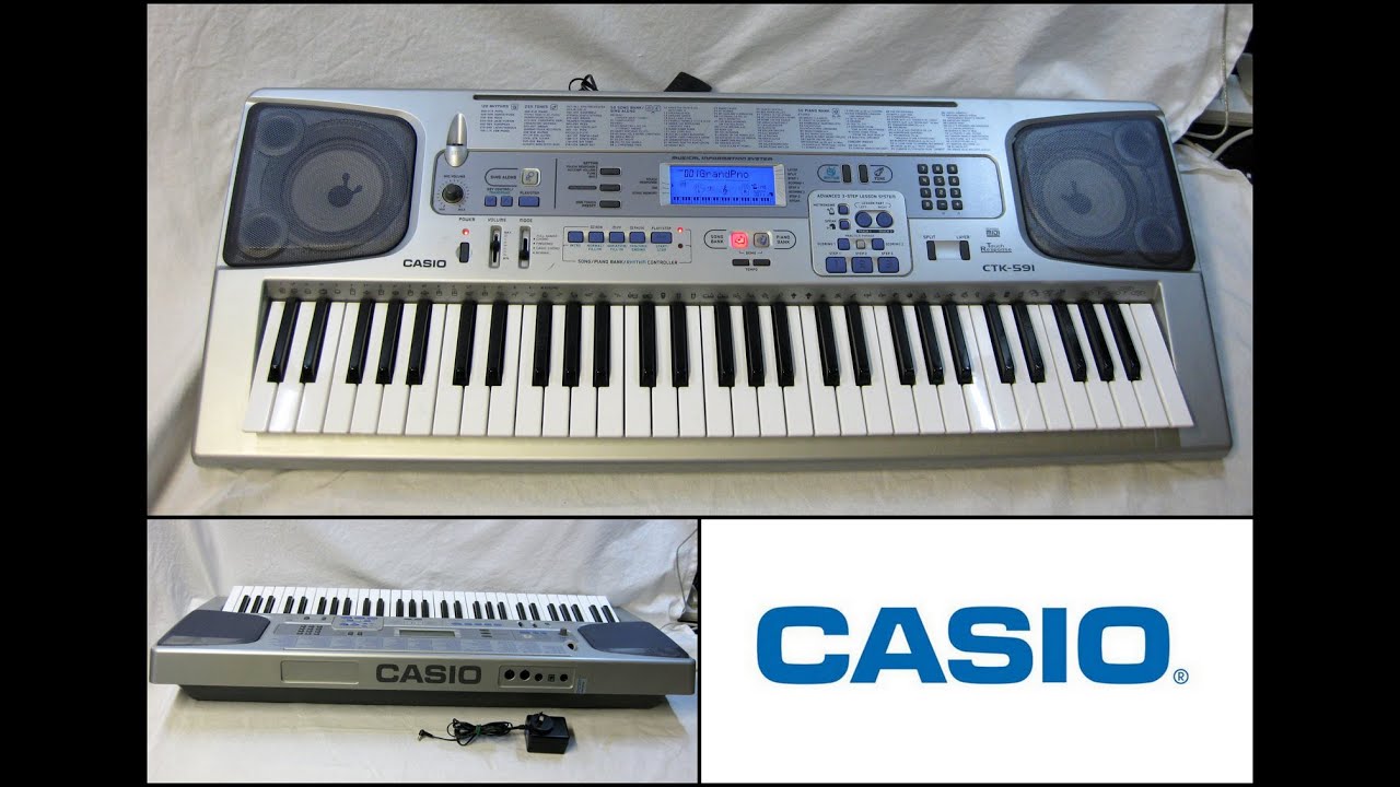 Casio CTK-591 61 Keys Electronic Keyboard