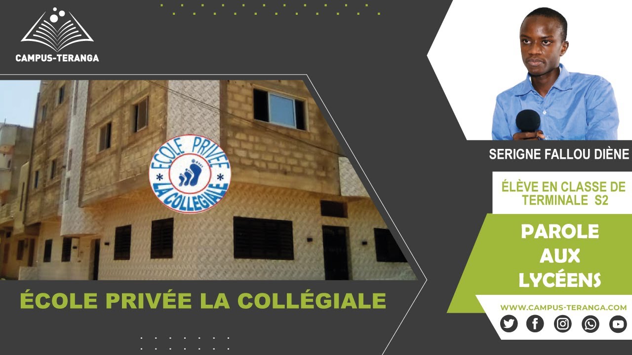 La Collégiale :  Serigne Fallou DIENE vous donne son avis.