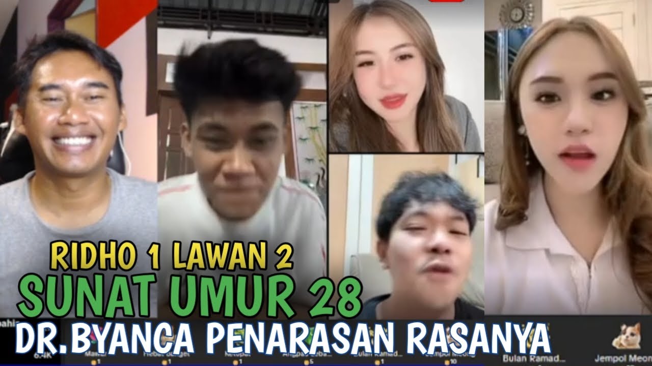 Ridho , sunat umur 28, dr byanca penasaran sama rasanya