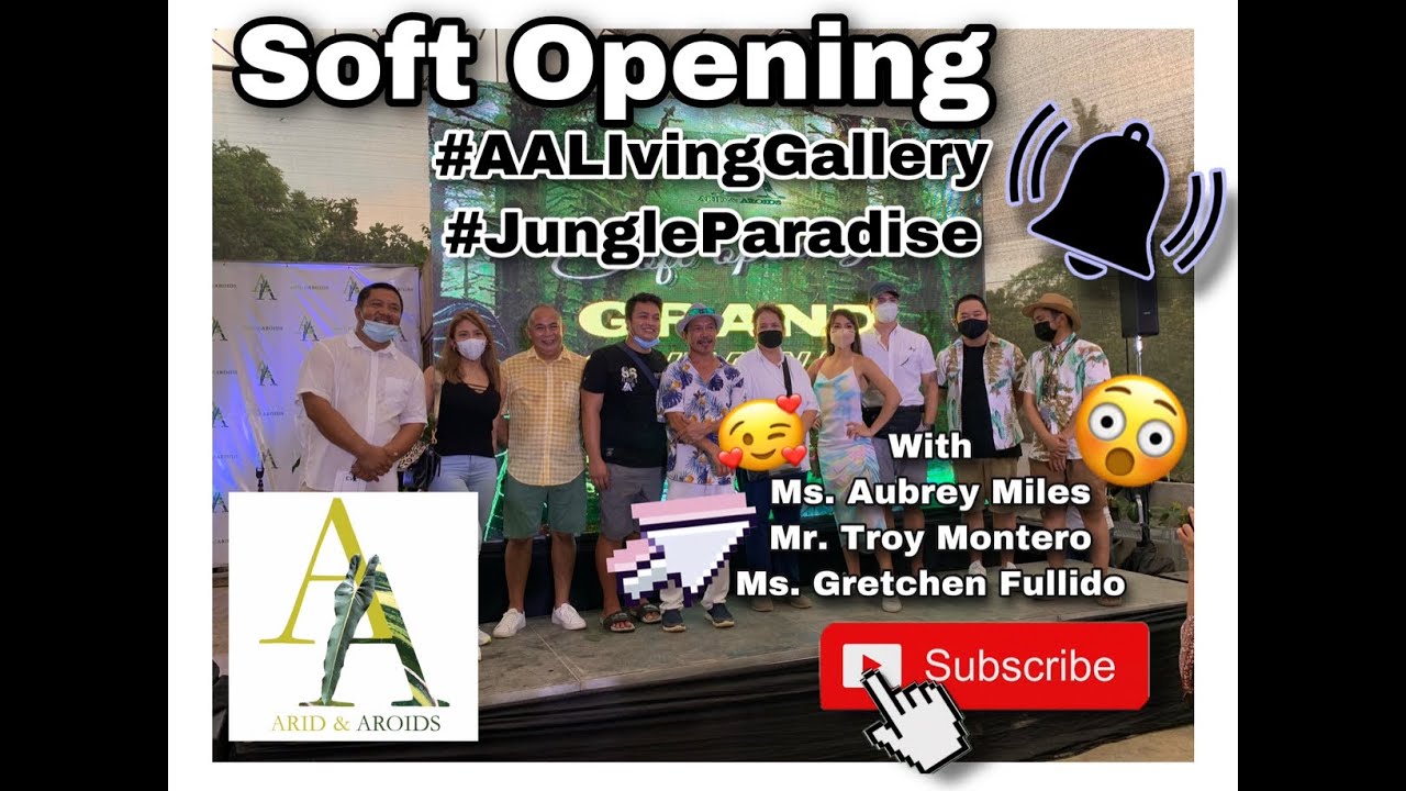 ARID AND AROIDS LIVING GALLERY: JUNGLE PARADISE SOFT OPENING MAY 29, 2021