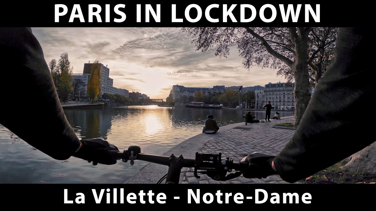 Cycling Paris in Lockdown - La Villette to Notre-Dame