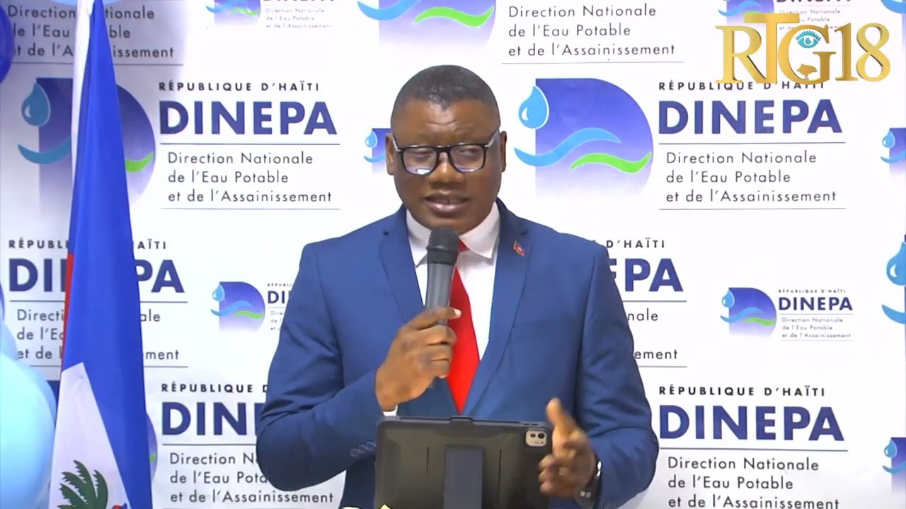 Ing. Théophile OSTINVIL prezante bilan travay li pandan yon lane nan tèt DINEPA