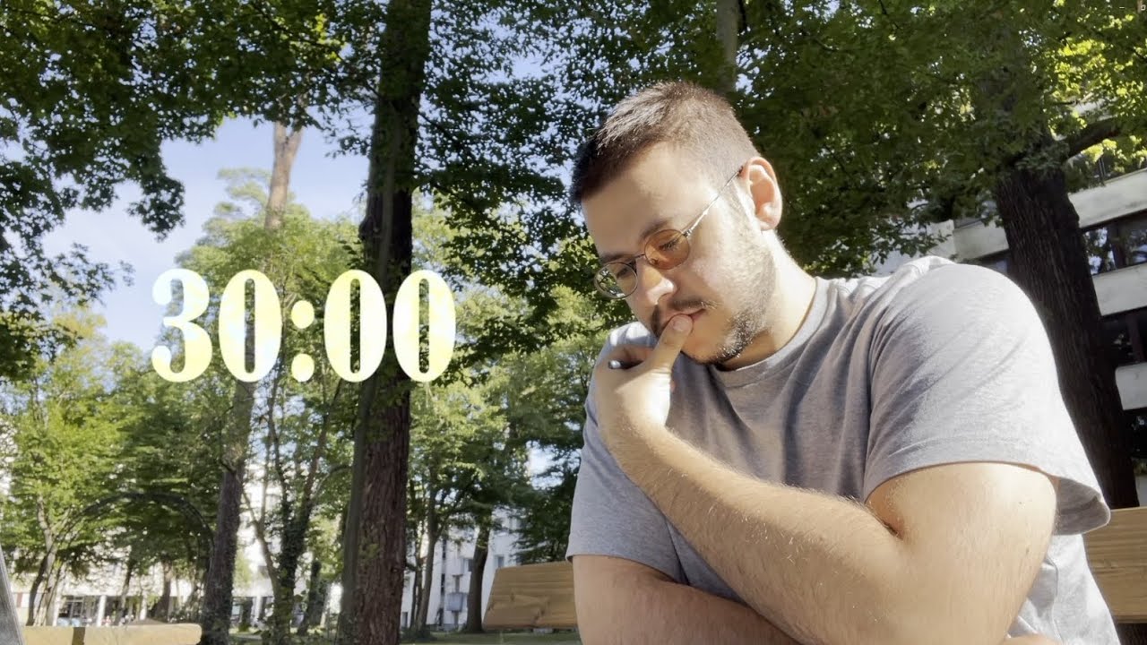 Study With Me | 30-Minute Session with Ambient Noise