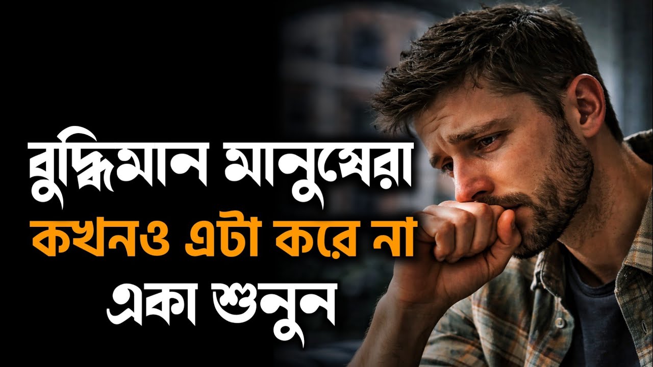 বুদ্ধিমান মানুষেরা কখনো টেনশন করে না, তারা কি করে জানেন? - Bangla Motivational Speech 2026