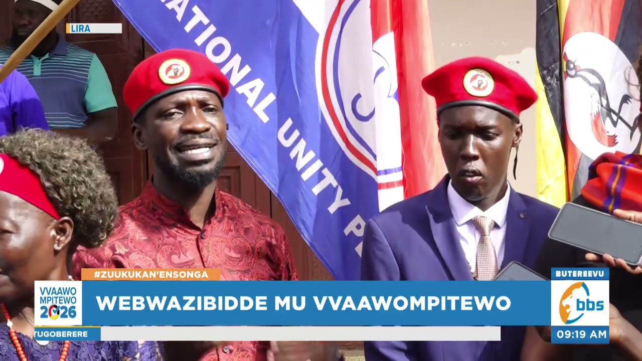Kyagulanyi yekokkola ab'ebyokwerinda ku byabadde e Lira