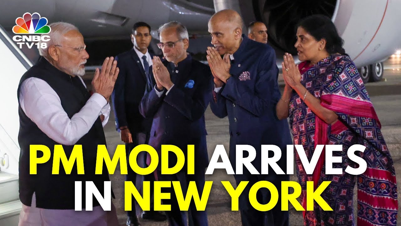 PM Narendra Modi Arrives In New York After Quad Leaders' Summit | PM Modi In USA | N18G