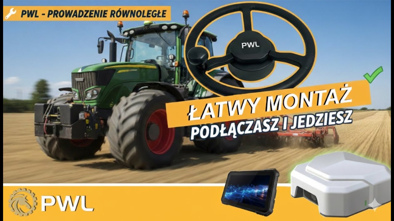 Podpięcie i uruchomienie zestawu PWL do prowadzenia r&oacute;wnoległego.