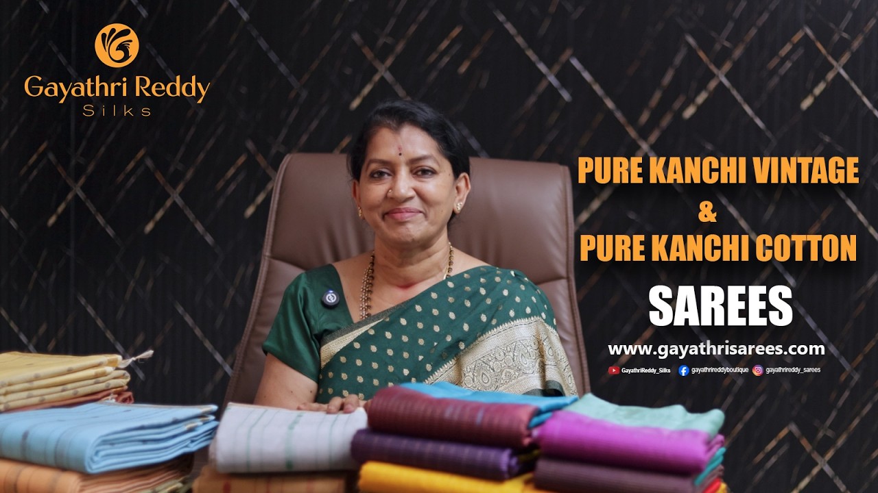 Pure Kanchi Vintage & Pure Kanchi Cotton Rich Pallu SAREES | |GRS | #GayathriReddy |