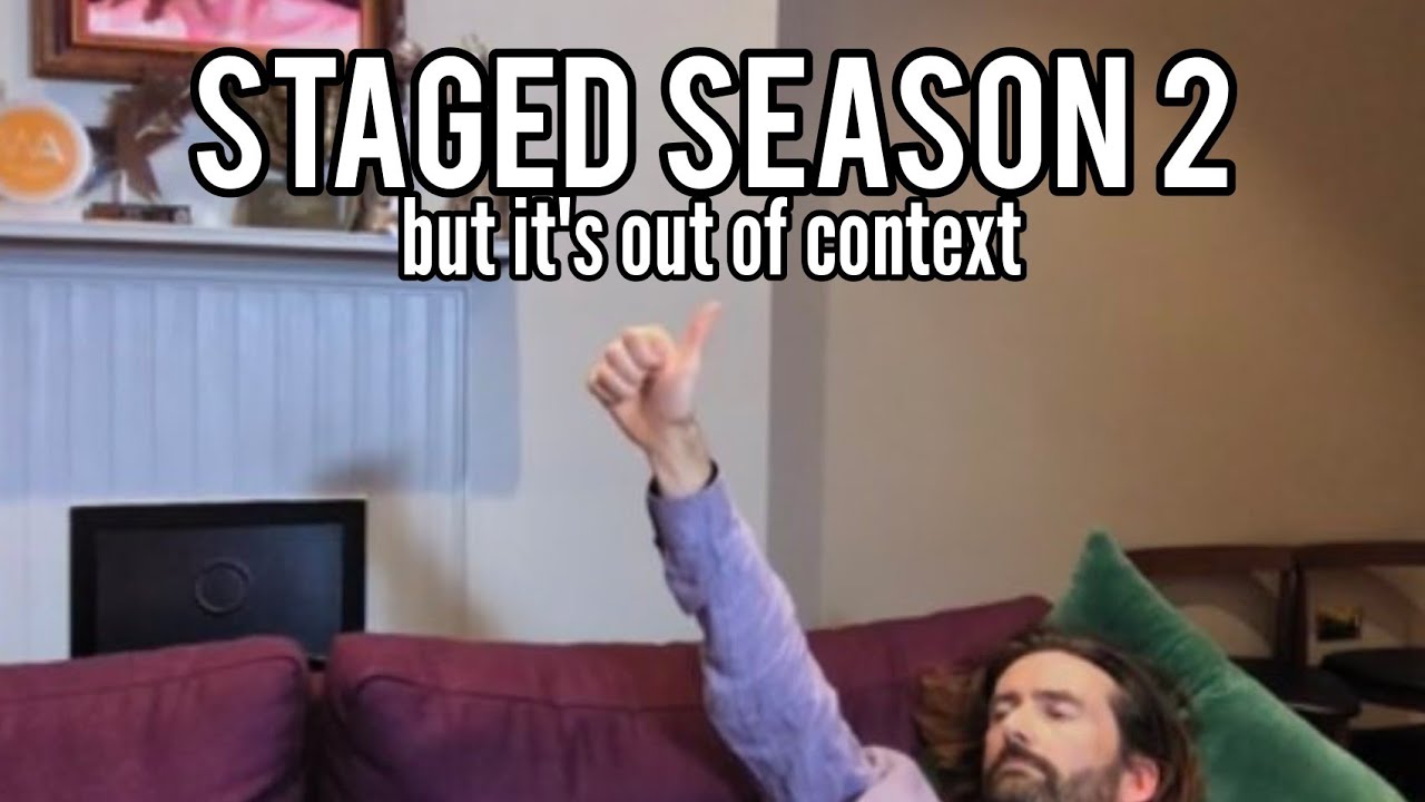 staged season 2 but it's out of context