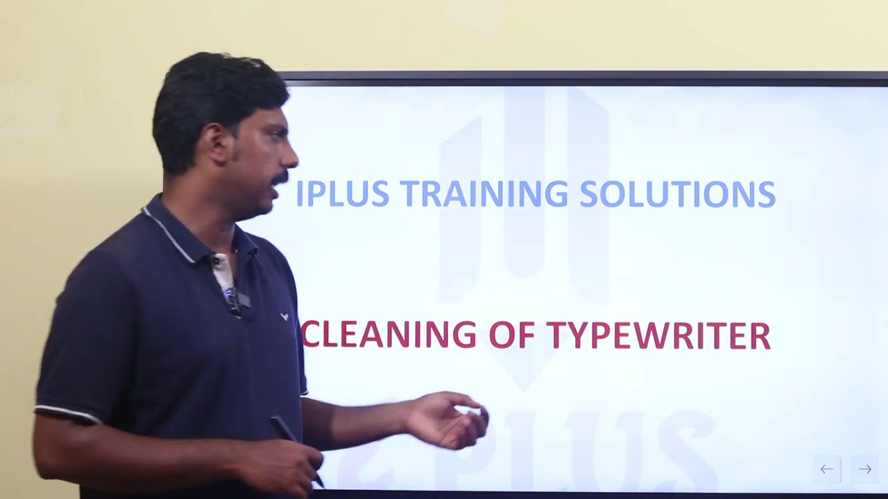 Typewriting | Cleaning of Typewriter