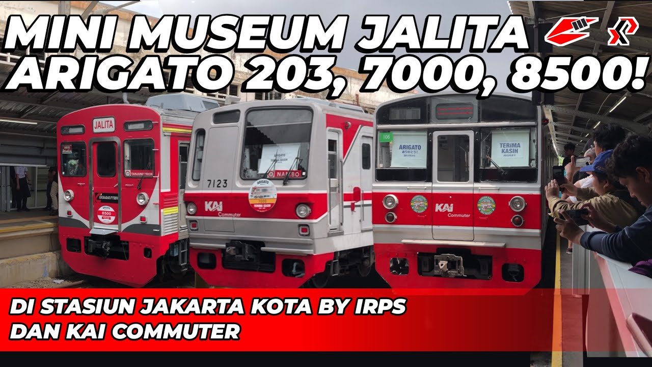 MINI MUSEUM KRL JALITA DAN ARIGATO KRL JR 203, TM 7000 DAN TOKYU 8500! 