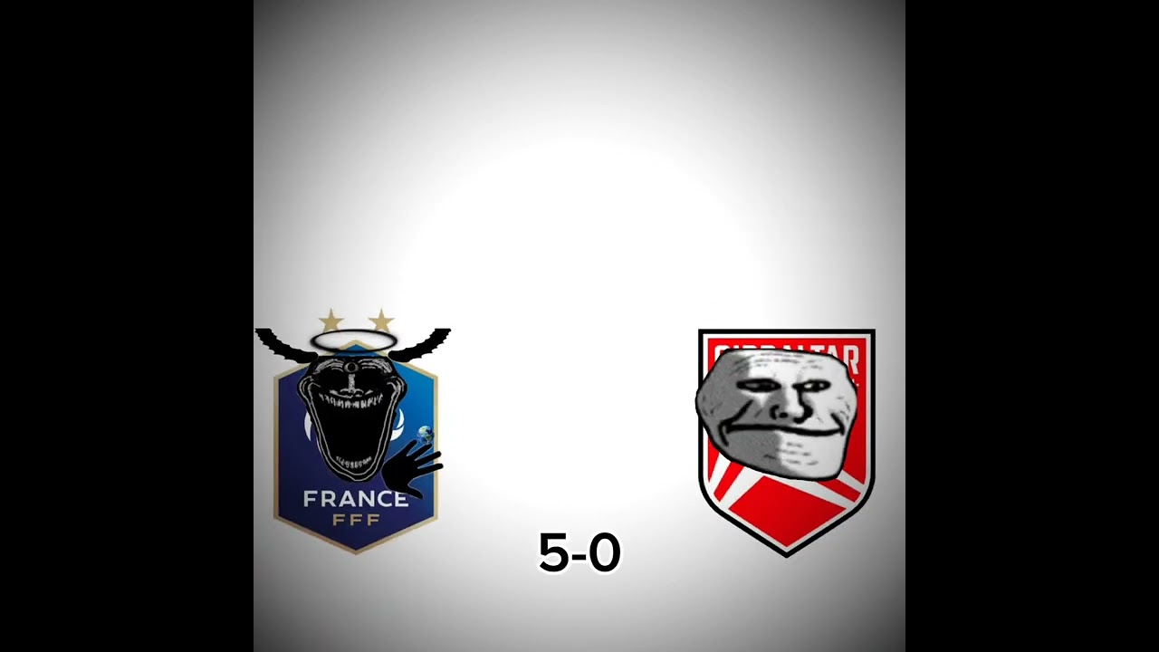 💀 Francia 14-0 Gibraltar 💀 |  CLASIFICACIONES a la EUROCOPA 2024