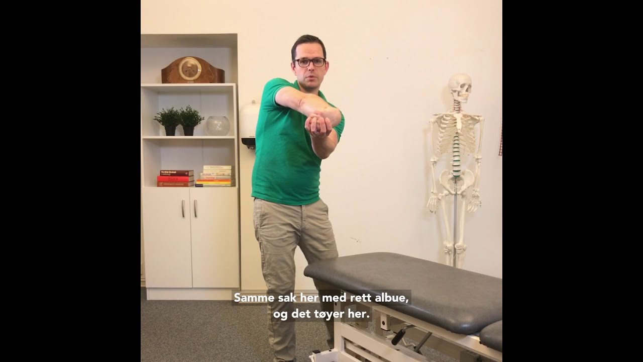 T&oslash;ying av musearm og tennisalbue - TirsdagsTipset fra Norgesnaprapatene