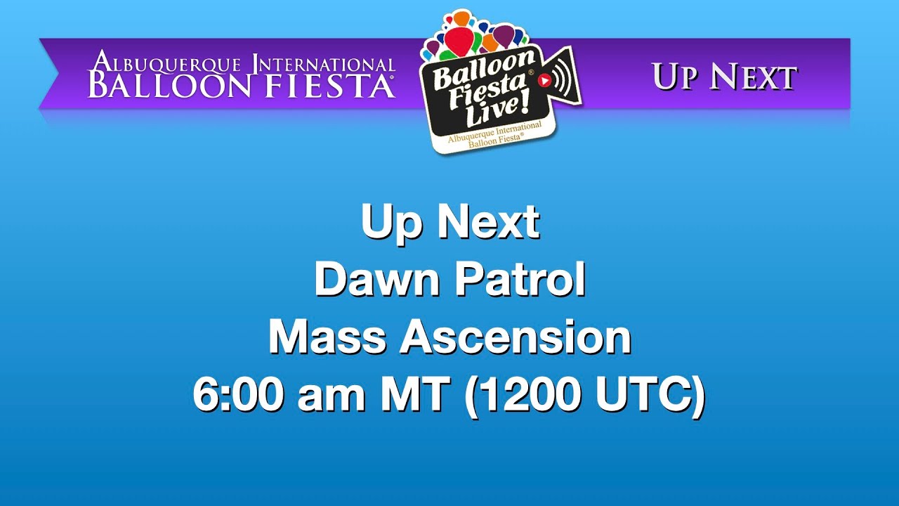 Balloon Fiesta Live! Saturday AM Oct 11, 2025