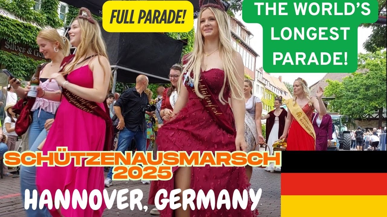 Schützenausmarsch 2025 THE WORLD'S LONGEST PARADE in Hannover, Germany FULL PARADE! 4K