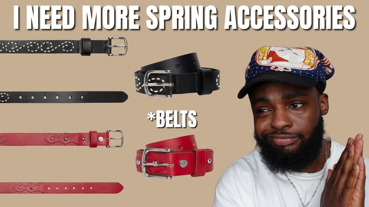 STUSSY RODEO & EMBROIDERED S BELT | My Thoughts | Spring Accessories