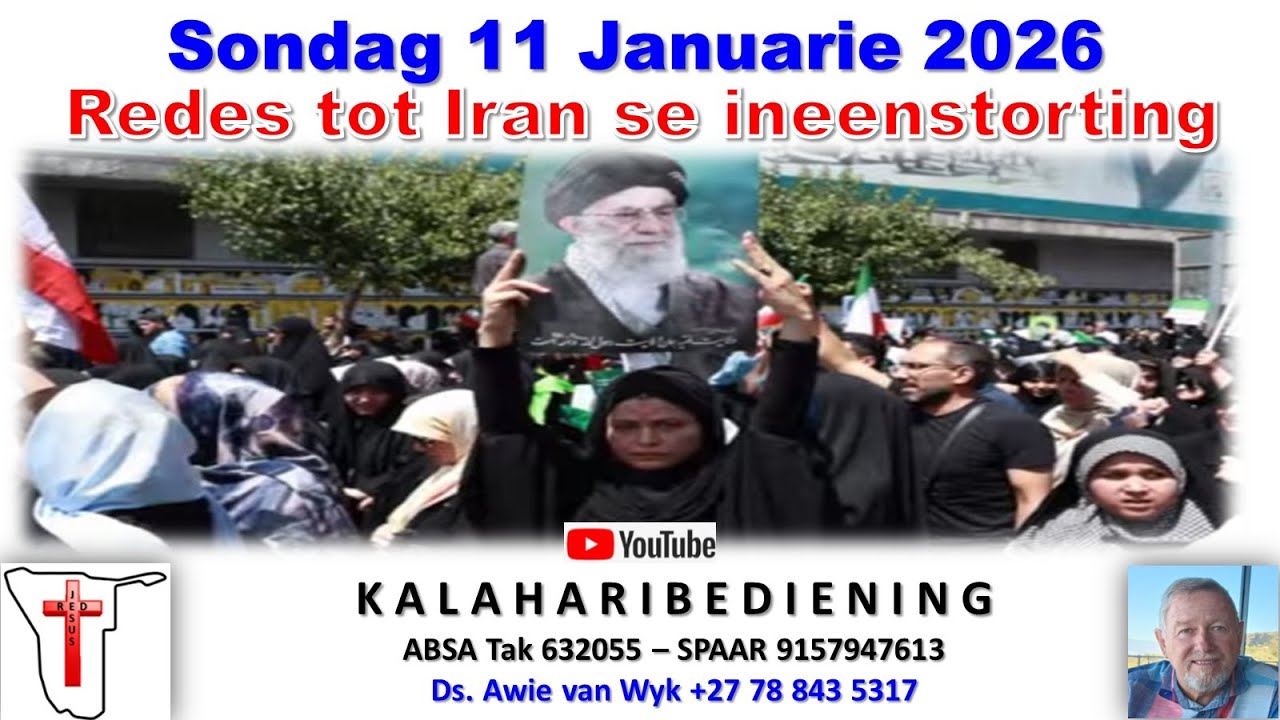 Redes tot Iran se ineenstorting - Ds Awie van Wyk
