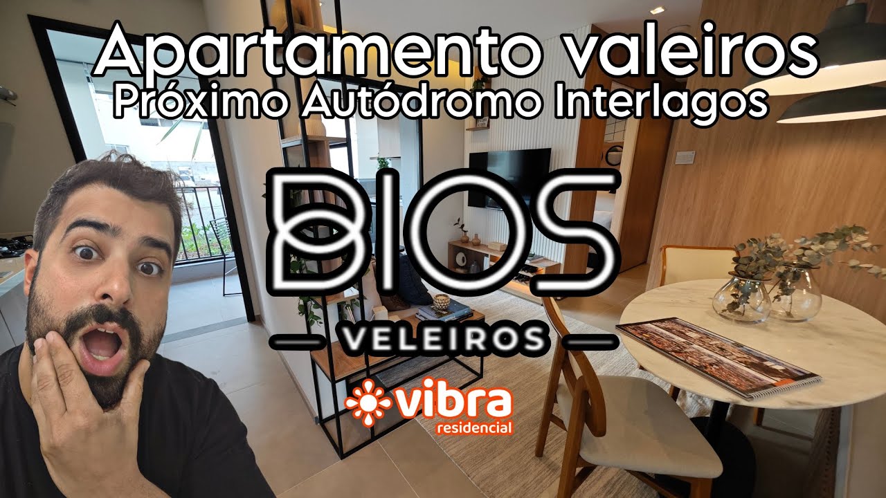 BIOS VELEIROS/vibra construtora/Apartamento c/opção suite sacada e vaga próx Autódromo Interlagos