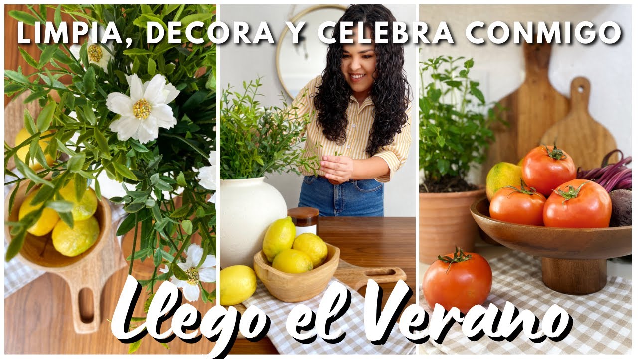 🍋🧺 Decoración de Verano 2024 | Dejando bonita la casa con pequeños cambios en ella