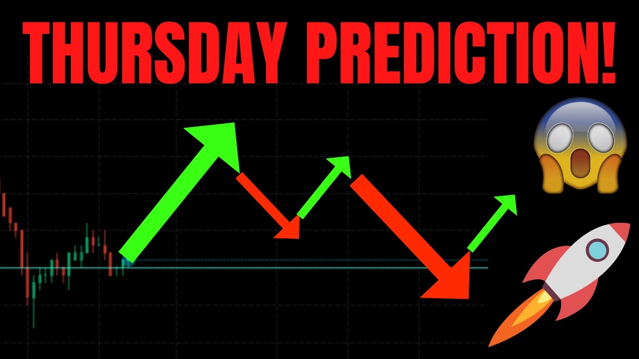 🔥 THURSDAY PREDICTION! SPY, QQQ, TSLA, ES, NVDA, AAPL, AMZN, META, & BTC! 🚀
