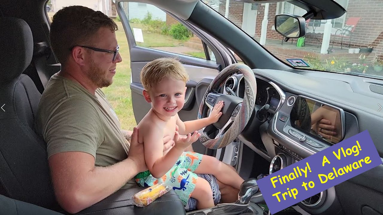 Finally Did A Vlog!  Went To DE And A Visit From Gavin.  Plus Chicken Update...Baby Rooster Crowing!
