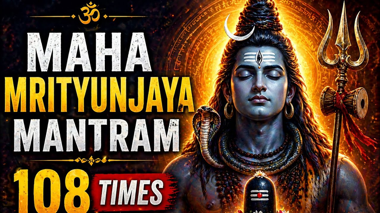 Maha Mrityunjaya Mantra | 108 Times | Conquer Fear | Most Powerful Mantra for Healing & Protection