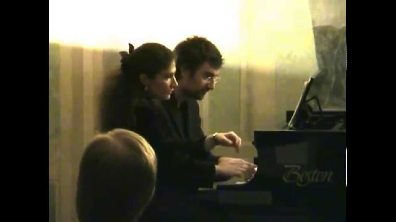 W. A. Mozart:  Sonate for piano 4 hands KV 521 in C major  1. Allegro