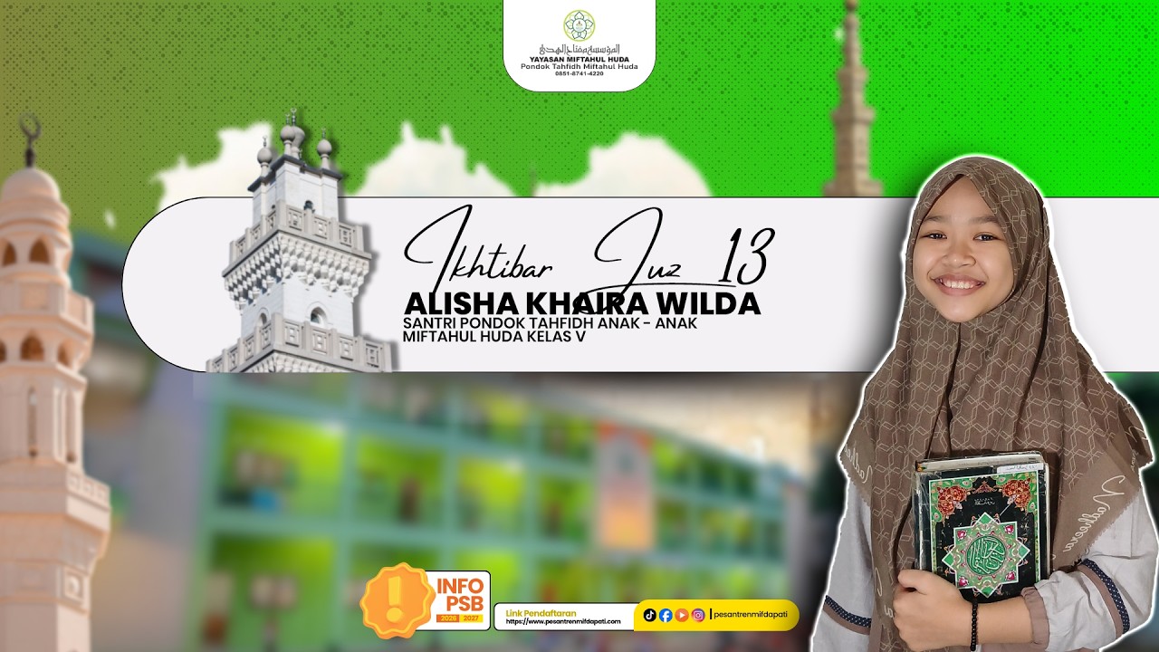 LIVE STREAMING - MAJELIS IKHTIBAR JUZ 13 - ALISHA KHAIRA WILDA - PTA-MH.