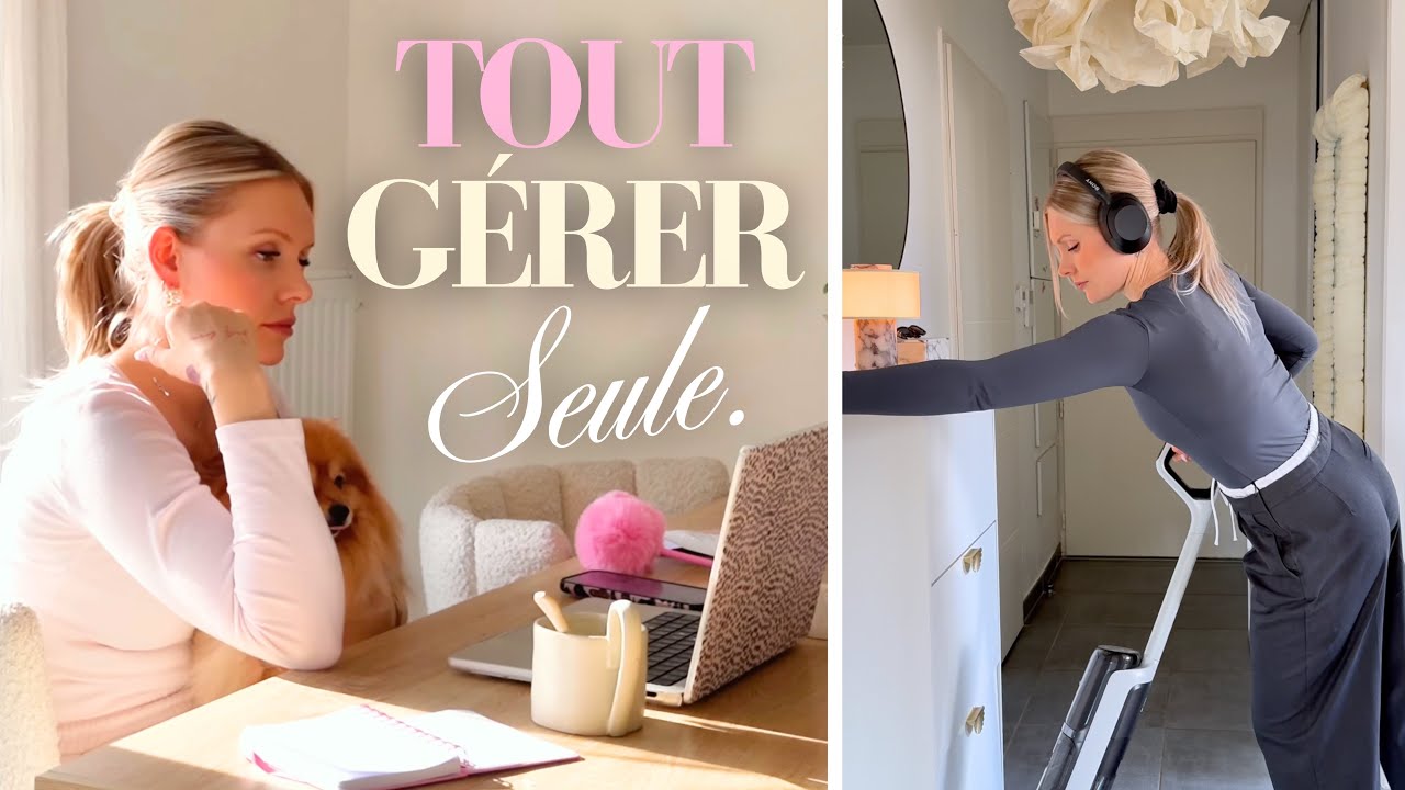 Maman qui travaille à la maison : une journée du matin au soir (organisation, ménage, repas) 🌤🌙