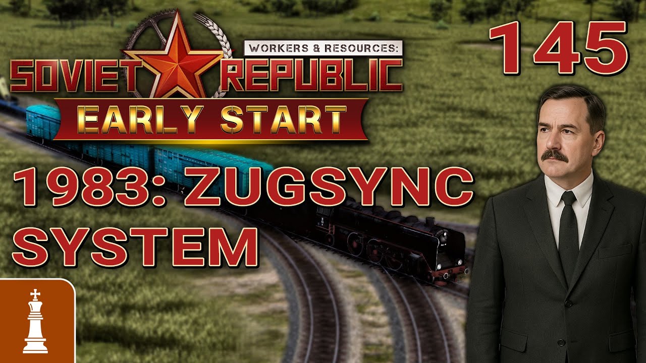 1983: ZUG-Synchronisierungssystem | Let's Play Workers & Resources Early Start DLC #145 [Deutsch]