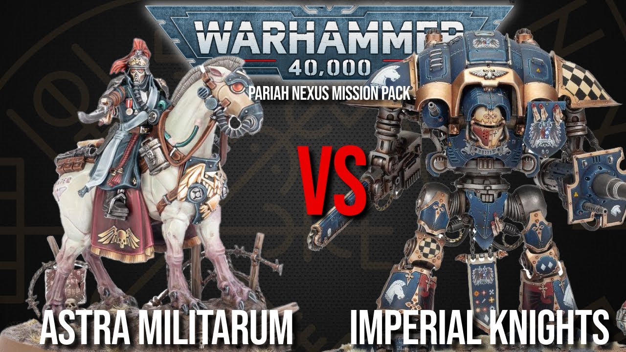 Astra Militarum Vs Imperial Knights - Warhammer 40k 10th Edition
