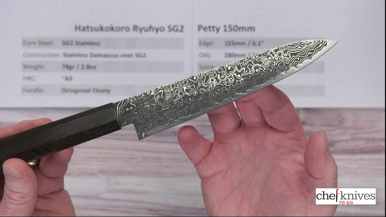 Hatsukokoro Ryuhyo SG2 Petty 150mm Quick Look