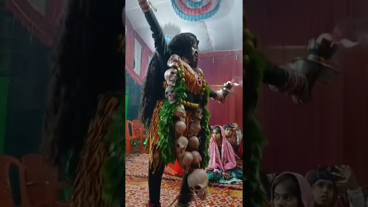 Maa kali ka bhayana k roop🙏🙏 jay maa kali...................