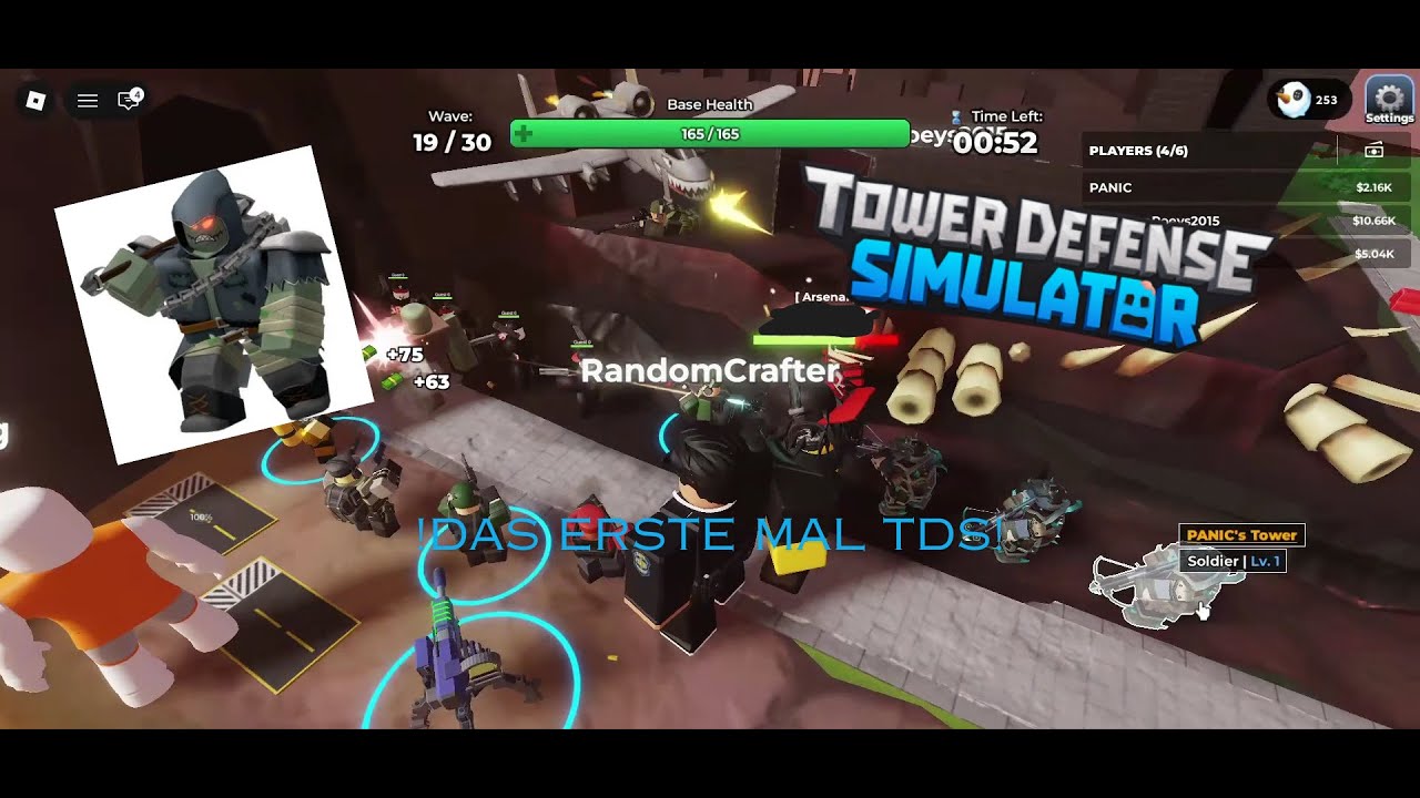 Erste Folge Roblox Tower Defense Simulator #roblox #towerdefense #towerdefensesimulator #deutsch