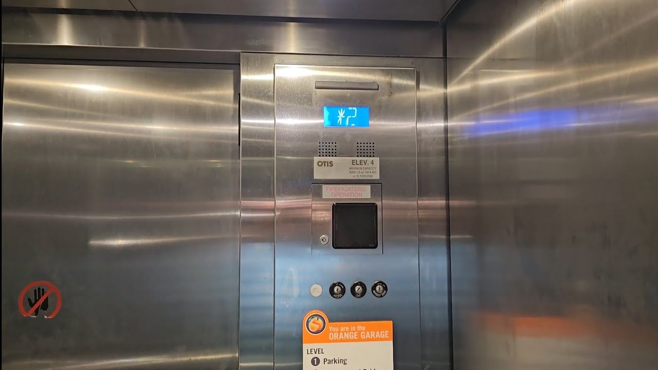 Otis Traction Elevator @ Orange Garage - Disney Springs - Lake Buena Vista, FL