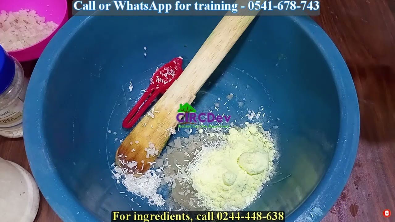 How to make ANTI-DANDRUFF SULFUR SHAMPOO [ENGLISH VERSION] - Step by step