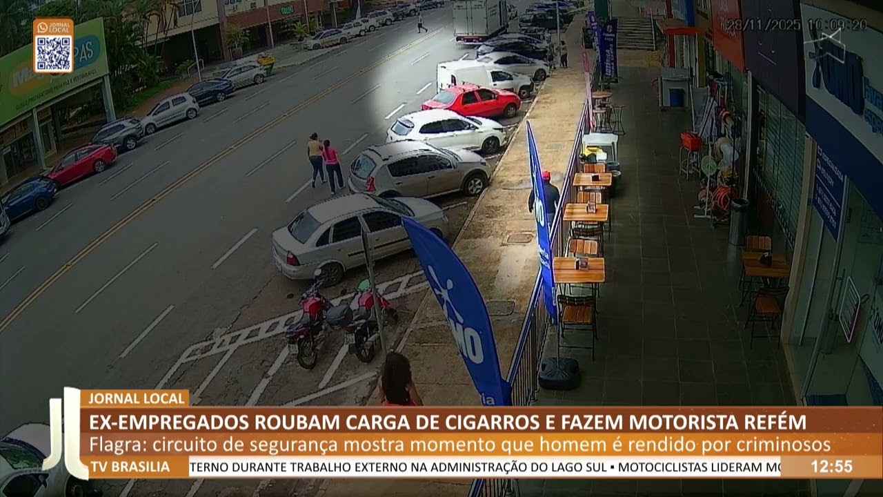 JL - Ex-empregados roubam carga de cigarros e fazem motorista refém