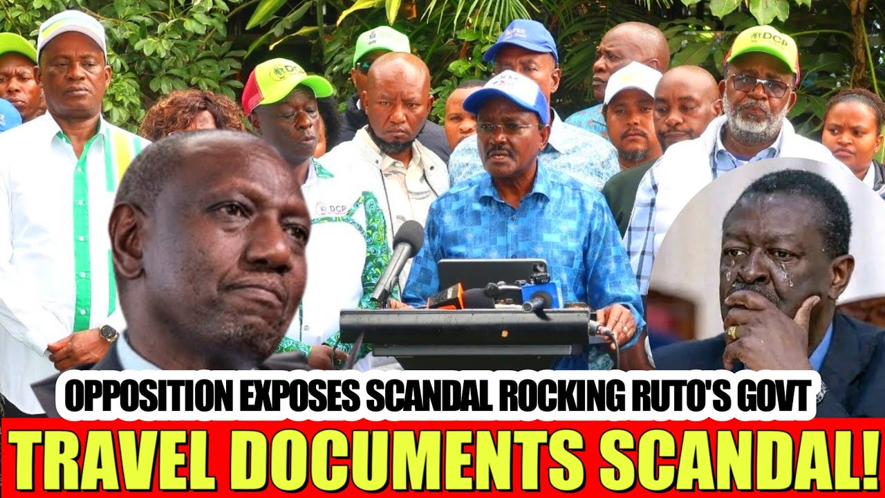 RUTO IN BIG TROUBLE? OPPOSITION LEADERS EXPOSE ALLEGED TRAVEL DOCUMENTS SCANDAL!