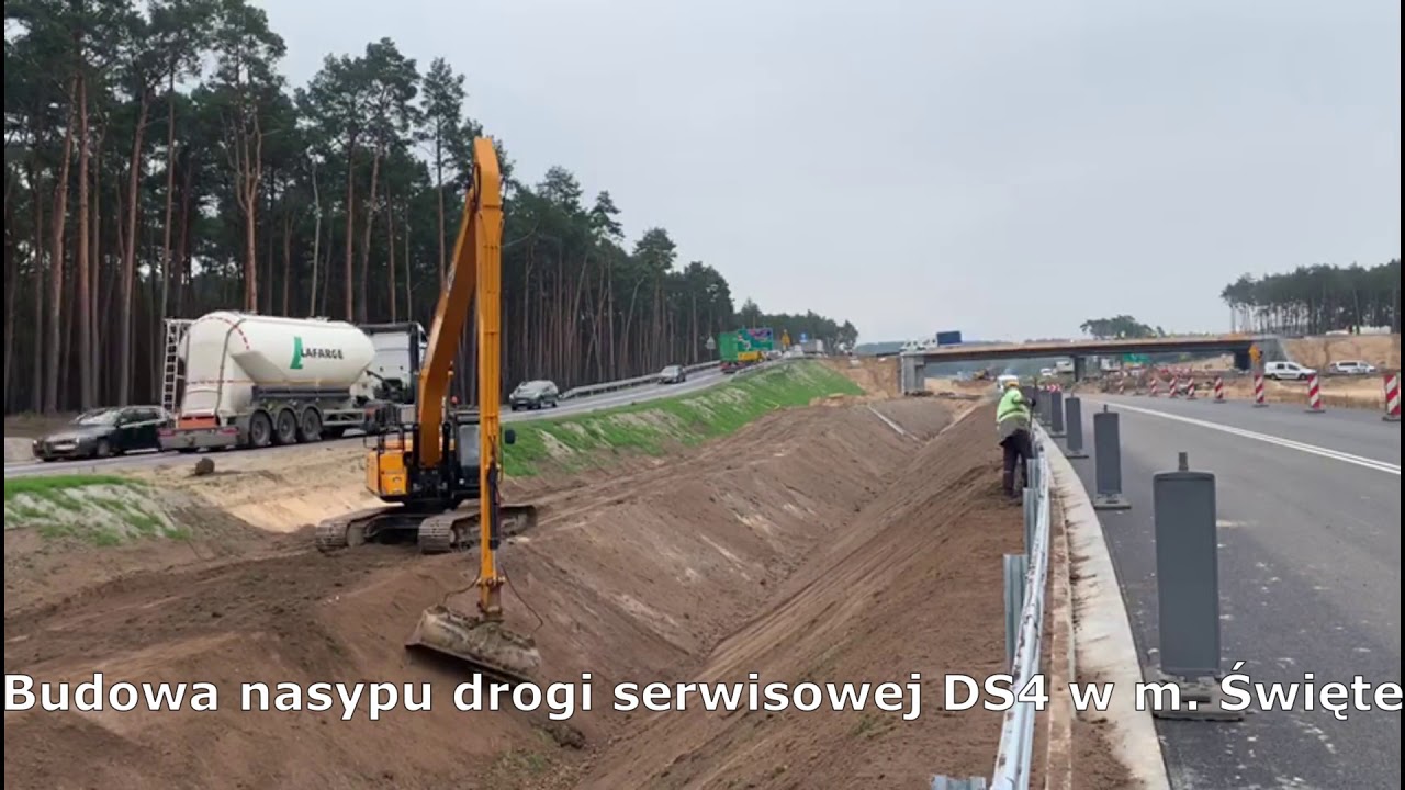[16 10 2020] Prace na odcinku 1 S-5 Nowe Marzy-Dworzysko