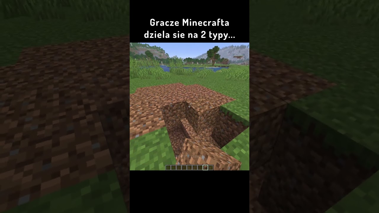 Gracze Minecrafta dziela sie na 2 typy... #minecraft #minecraftmemes #survival