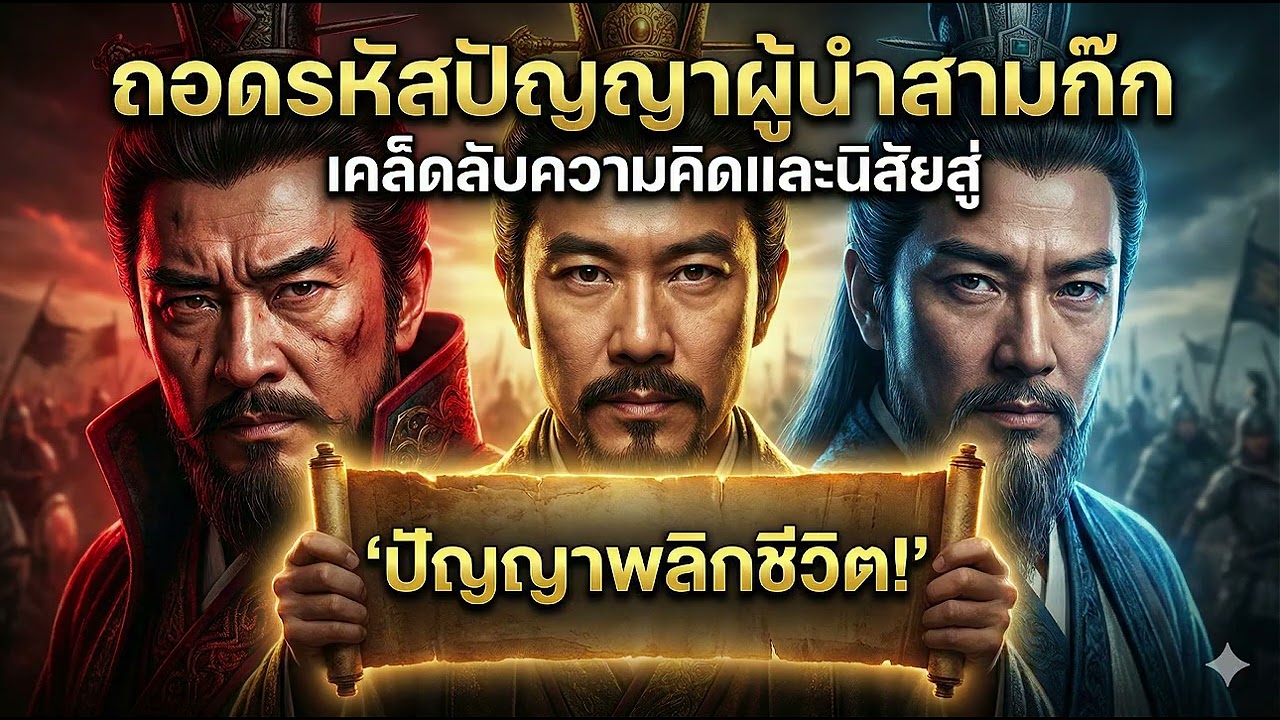 ถอดรหัสปัญญาผู้นำสามก๊ก พลิกชีวิตด้วยเคล็ดลับความคิด!
